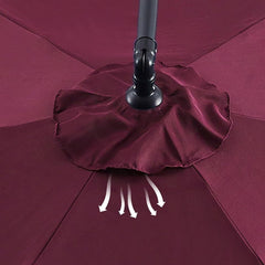 Replacement Parasol Canopy 200cm-6/8 Arms｜230cm-8 Arms｜250cm-6/8 Arms｜270cm-6/8 Arms｜300cm-6/8 Arms｜350cm-8 Arms Waterproof Anti-ultraviolet Replacement Umbrella Cloth(Grass green,6 RIBS: 200CM/6.5FT)