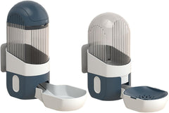 Cat Water Feeder Cat Water Dispenser Cat Feeding Watering Cage Mount Cat Feeder Cat Automatic Food Feeder