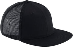 M,L,XL,XXL Flat Bill Mesh Snapback Trucker Hat,Plain Blank Adjustable Solid Color Baseball Caps for Men Women