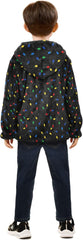 CHIFIGNO Colorful String Lights Boy Winter Coat, Toddler Boys Zip up Hoodie Warm for Fall Winter Spring 3T