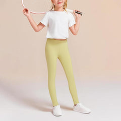 6 Pack Girls Leggings Yoga Leggings for Girls Soft Stretchy Pants Kids Basic Solid School Pants