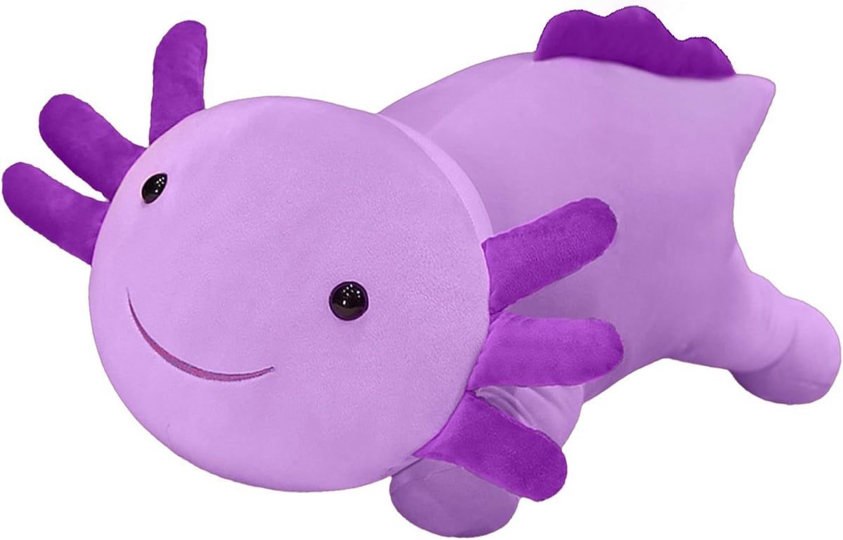 Axolotl Stuffed Animal Plush Toy,Cute Soft Salamander Plush Pillow,Kawaii Plushies Doll Toy for Kids (Pink,11 inch)