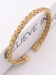 Gold Bangle Bracelets for Women Adjustable Cuff Bracelet Jewelry Gifts for Women Elegant Gold Bangle Bracelets