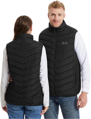 Heated Vest for Men Women Heating Zones Sleeveless Washable Jackets Usb Winter Unisex Body Warm Thermal Coats