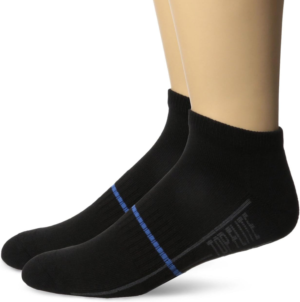 Top Flite Men's Sport Performance Arch Support Low Cut Ultra Dri Socks 2 Pair Pack