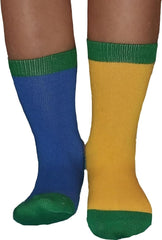 MIXIN ITUP Primary Colors Collection Socks - 3 Pair Pack - Fun Mismatch Multipack