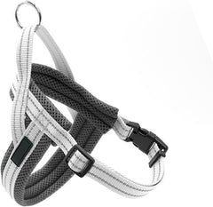 Pet Leash Harness, Reflective Tape Portable Dog Vest Harness for Traveling for Hiking (L)