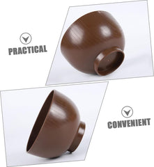 ABOOFAN 1pcs Japanese Soup Bowl Small Miso Bowl for Noodles Rice Snacks Reusable Smooth Surface for Dining and Serving for Soup Appetizers