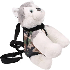 Mallofusa Dog Cat Leg Out Front Carrier Pet Backpack for Travel Outdoor Activities Free Your Hands Camouflage Pattern Large