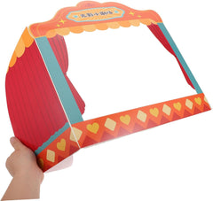 Interactive Storytelling Puppet Stage DIY Theater for Boys and Girls Chinese Puppet Playset Educational Toy