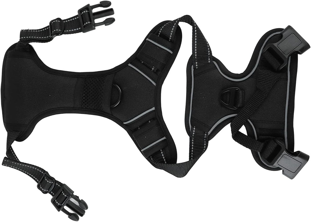 Dog Harness Dog Training Harness Pet Harness Adjustable Reflective Pet Vest Harness Nylon Dog Vest Pet Supplies for Outdoor Training and Walking