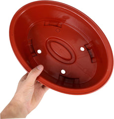 2pcs Large Oval Planter Pots Flower Pots Outdoor Plastic Planters Drainage Succulent Starter Indoor Garden Planting