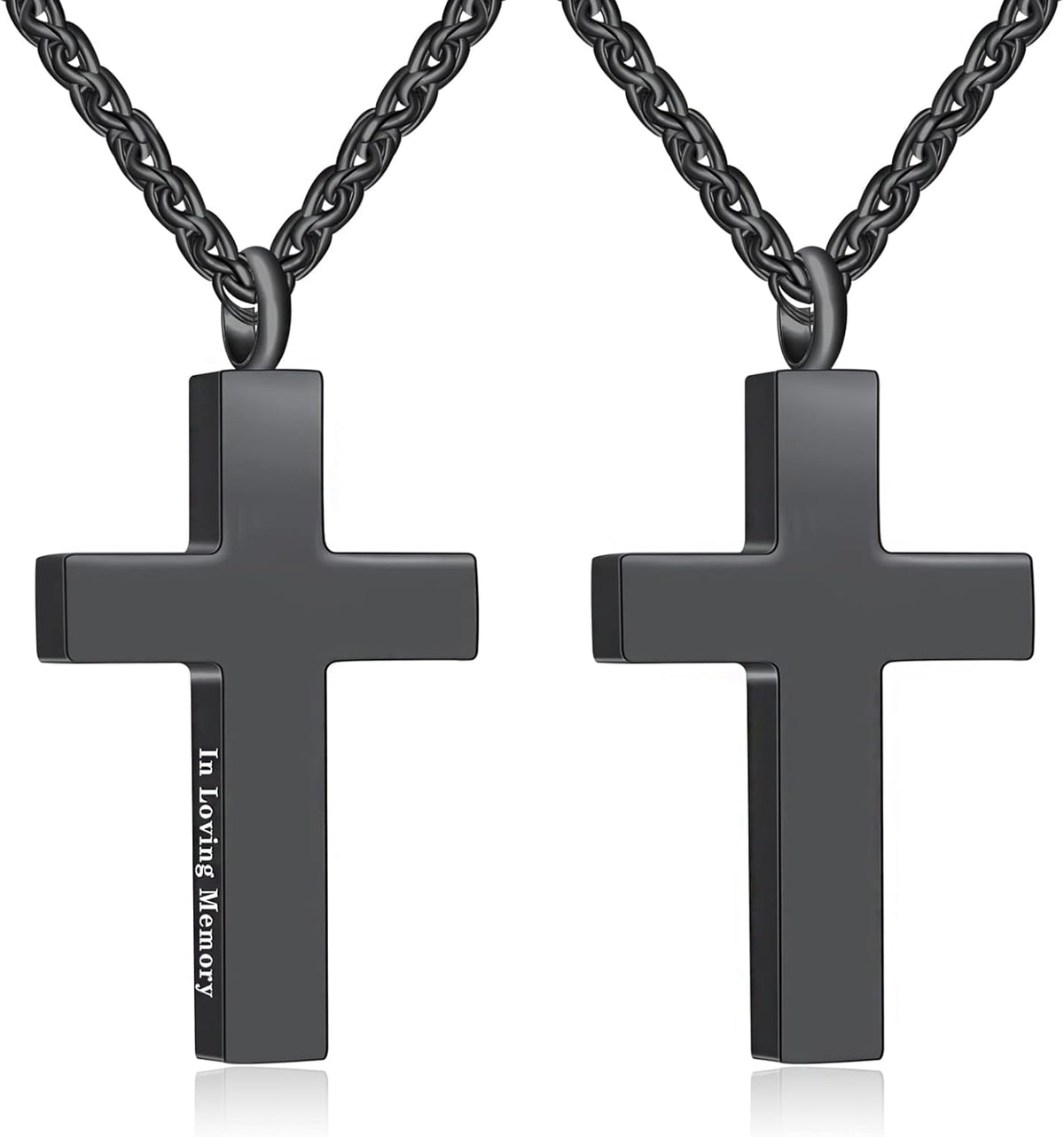 E&A Personalized Ash Necklace for Dog,Custom Photo&Text Pet Ashes Necklace,Pet/Dog Urn Necklace for Ashes,Dog Ashes Keepsake Necklace,Pet cremation jewelry ash