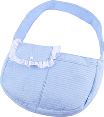 Pet Sling Carrier for Cats and Dogs Lightweight and Portable Travel Backpack Breathable Polyester Material for Hiking Camping and Daily Walks Sky Blue s