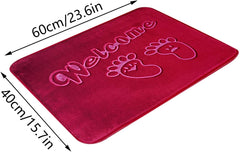 Bathroom Bath Rug Mat Ultra Soft Floor Mats Absorbent Microfiber Non Slip Bath Mats Machine Washable Bath Mats Ideal to Enhance Your Modern Home Decor