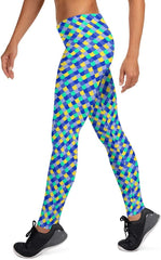 Powerful Animal Design Mermaid Leggings