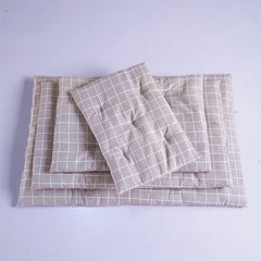 VOSAREA 1pc Washable Cotton Pet Cushion for Dogs and Cats Soft Lightweight Bed Nest for Puppies and Kittens Easy Couches Chairs and Car Seats