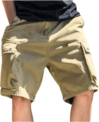 Men S Cargo Pants Casual Jogging Pants Men S Elastic Waist Drawstring Loose Fit Multiple Pockets Men Cargo Pants