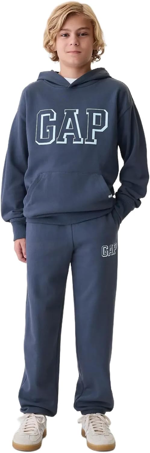 GAP Boys' Heritage Logo Pull-on Jogger Sweatpants