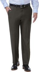 Haggar Men's Premium Comfort Classic Fit Flat Front Hidden Comfort Waistband Pant (Regular and Big & Tall Sizes)