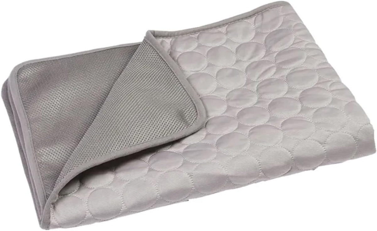 Cooling Dog Mat - Summer Pet Blanket for Dogs & Cats - Washable Dog Bed for Car & Home - Perfect for Small, Medium & Large Pets(Pink,M)