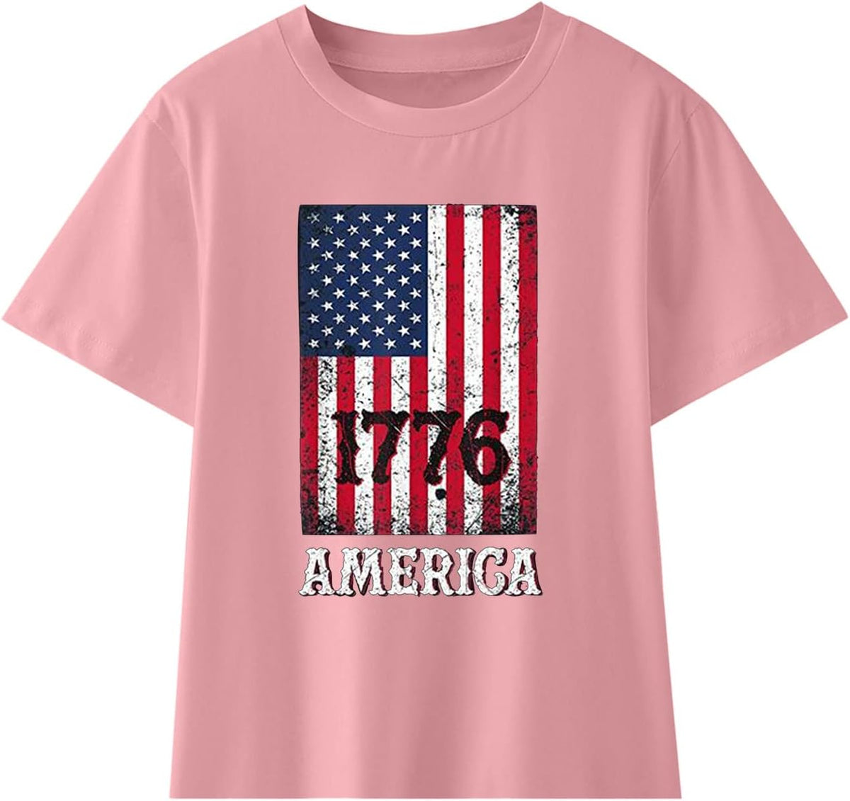 Generic 4th of July T Shirts Toddler Girls Boys American Flag Shirts Kids Novelty Fashion Patriotic Tops Summer Outfits