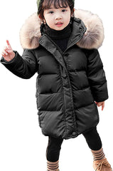 2024 Winter Warm Coat for Kids Girls Coat Winter Windproof Thicken Coat Jacket Child Warm Outerwear Xmas Gifts