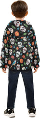 CHIFIGNO Colorful Sugar Skulls Boy Lightweight Jacket Fleece Outerwear Jackets for Fall Winter 3T