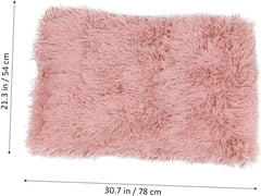 GALPADA Luxury Plush Blanket for Small to Large Pets Dog Blanket Cat Bed Warm Pet Bedding Comfortable Sleep Mat Grey