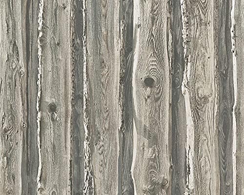 CONCORD WALLCOVERINGS ™ Dekora Natur 6, Naturally Multifaceted Beige, Brown, Gray Wallpaper, Sample 7" x 10"