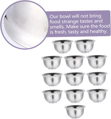 BESPORTBLE Insulated Stainless Steel Bowls and Feeding Bowls for Rice Soup Snacks for Home and Restaurant Use