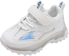 Boys Girls Kids'Sneakers Soft and Durable Lightweight Walking/Running Tennis Shoes for 6 9 12 18 24 Months