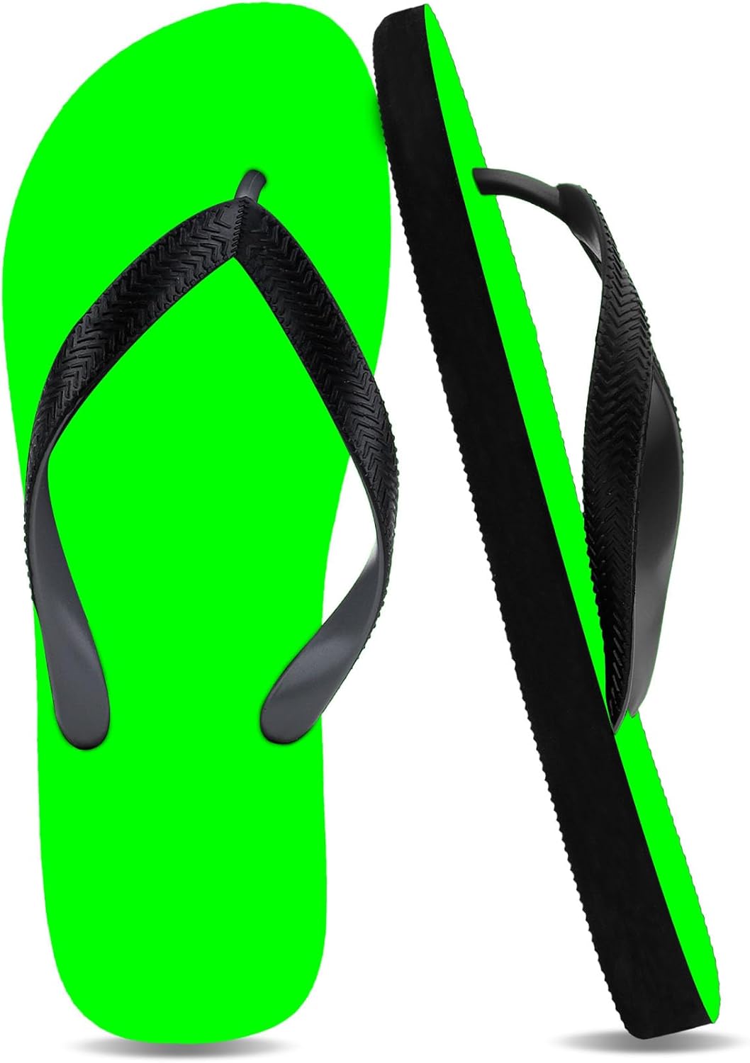 Flip Flops for Women Men Graphic Printed Rubber Non Slip Summer Thong Sandals Shower Pool Comfortable Beach Shoes House Casual Waterproof Slides Indoor Outdoor Home Bathroom Slippers