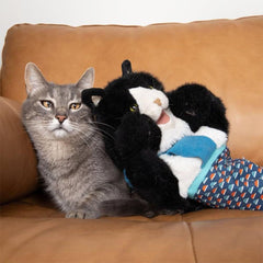 Cats Puppet Wrestler,Cat Wrestling Toy Glove,Interactive Hand Puppet Plush Animal Toys with Tough Padding for Safe Play,Durable Plush Stuffed Cat Toy for Training and Exercise (2Pcs)