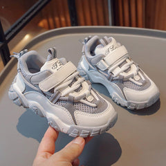 Kids Sneakers Boys Girls Lace-up Tennis Shoes Unisex-Child Lightweight Breathable Walking Shoes Toddler Shoes