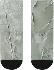 11.8 Inch Ankle Socks Texture Surface Image Socks for Women Men Low Cut Thin Sock Soft Moisture-Wicking Sock for Running Sports