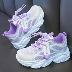 Boys Girls Shoes Kids Sneakers Lightweight Mesh Breathable Pre-School Running Shoes Casual Fashion Footwear