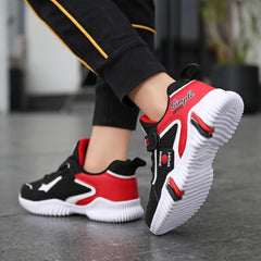 Boys Sneakers Lightweight Breathable Mesh Sports Shoes Casual Walking Sneakers for School Activities Comfortable