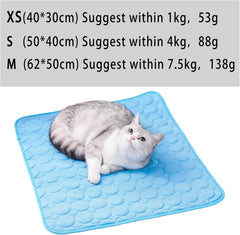 CHICTRY Dog Cooling Mat Durable Dog Bed Pad Leakproof Pet Scratch-Resistant Mat for Medium Dogs Cats Puppy Pink Medium