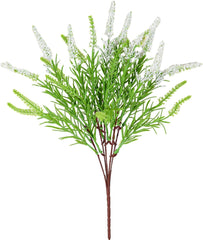 Artificial Flowers Fake Flower,Artificial Green Plant Realistic LavenderOrnament DIY Simulation Lavender Flower DIY Decoration for Home Wedding Party Holiday Purple