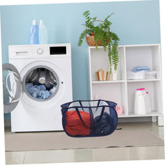 Cabilock Laundry Hamper Lightweight Collapsible Basket for Clothes and Multi Purpose Storage with Handle Mesh Design for Easy Sorting and Cleaning