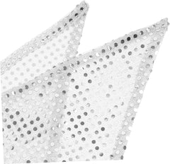 2PCS Shiny Sequin PET Bandana Triangle Scarf for Dogs Reversible Dog Neck Scarf Sturdy and Stylish Saliva Towel for Small to Medium Pets