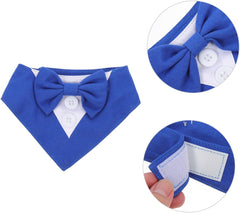 SUPVOX Puppy Bandana Dog Bow Tie Triangle Scarf for Costume Pet Cool Bib Dog Party Scarf Stylish Neckwear
