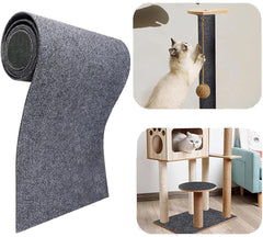 Cats Carpet Replacements for Cats Tree Shelves Trimmable Adhesive Cats Scratch Mat Easily Use for Protect Furniture