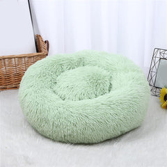 XJHKG Cat Dog Bed Warm Sleeping Cat Dog Mat Dog Basket Pet Cushion Portable Cat House (Color : Green, Size : 40CM)