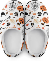 Custom Slippers for Women Men, Personalized Non-Slip Indoor Outdoor Winter Bedroom Shoes Add Your Image Logo Text