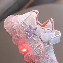 Toddler Light Up Shoes Boys Flashing Tennis Sneakers Lightweight Breathable Running Shoe Toddler Girls Toddler Shoes