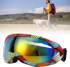 RiToEasysports Dog Sunglasses, Dog Goggles Pet Glasses Eye UV Protection Winproof for Dogs Eyes Protection Red Lens