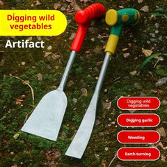 Garden Trowel Tools,Hand Wide Shovel Pointed,Heavy Duty Hand Shovel with Soft Rubberized Non-Slip Ergonomic Handle for Planting, Transplanting, Weeding, Moving and Smoothing Soil - Gardening Gift