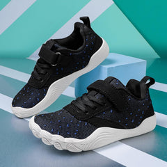 Boys Girls Tennis Sneakers Low Top Lightweight Breathable Mesh Athletic Shoes Running Hiking Walking Sports Shoes